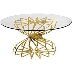 Menzzo Salontafel, goud, L 81 x D 81 x H 38 cm