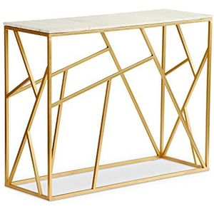 Menzzo Puzzel, tafel, goud, 100 x 35 x H76