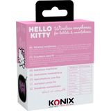 Konix Hello Kitty Headset Draadloos In-ear Oproepen/muziek Bluetooth Roze, Wit