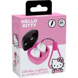 Konix Hello Kitty Headset Draadloos In-ear Oproepen/muziek Bluetooth Roze, Wit