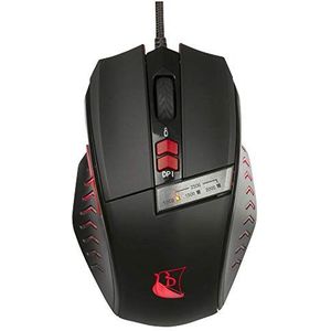 Konix - Drakkar Runemaster Evo - Gamingmuis - Zwart - 2500 DPI