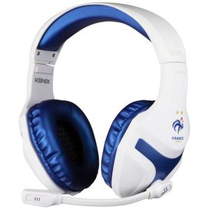 Konix KX FFF UNIV WHITE GAMING HEADSET Bedraad Hoofdband Gamen Blauw, Wit
