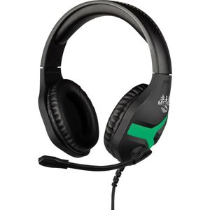 Konix NEMESIS Gaming Headset Stereo snoergebonden On Ear Zwart/Groen