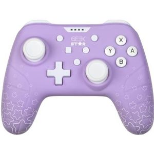 Konix Geek Star Amethist Gamepad Controller voor Switch (Paars)
