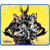 Konix My Hero Academia Gaming-muismat, 32 x 27 cm, antislip onderkant, 3D-siliconen oppervlak, geel