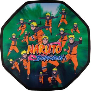 Konix Naruto Shippuden vloerbeschermingsmat voor bureaustoel, pc, gaming, antislip coating, Naruto multi-kloon-design
