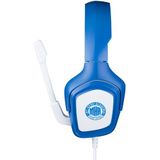 Konix My Hero Academia 80761117846 hoofdtelefoon/headset Bedraad Hoofdband Gamen Blauw, Wit