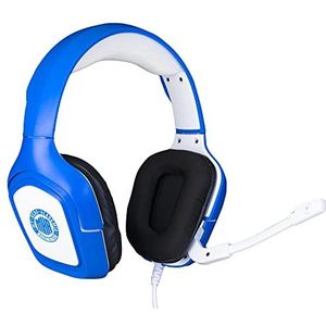 Konix My Hero Academia Universele bekabelde gaming hoofdtelefoon, 40 mm, luidspreker, microfoon, flexibel, tot 45 graden, wit, blauw