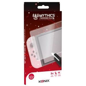 Konix Mythics displaybeschermfolie van gehard glas voor Nintendo Switch OLED-console – hardheid tot 9H – 100% transparant