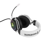 Konix 82381120335 hoofdtelefoon/headset Bedraad Hoofdband Gamen USB Type-A Zwart, Wit