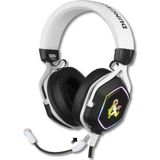 Konix 82381120335 hoofdtelefoon/headset Bedraad Hoofdband Gamen USB Type-A Zwart, Wit