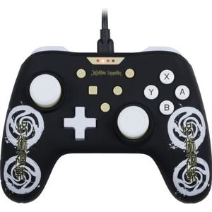 Konix - Jujutsu Kaisen - Gamecontroller - Zwart en Wit - Kabel 3 m, Vibratiefunctie, PC-compatibel