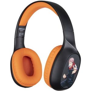 Konix KX JUJUTSU BT HEADPHONES Headset Bedraad en draadloos Hoofdband Gamen Bluetooth Zwart, Oranje