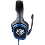 Konix KX JUJUTSU GAMING HEADSET Bedraad Hoofdband Gamen Zwart, Blauw