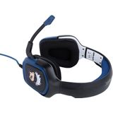 Konix Jujutsu Kaisen Gaming Headset, bekabeld, PS4, PS5, Switch, Xbox One en Series X|S, 45° microfoon, 1,5 m kabel, 3,5 mm jackstekker, Gojo-motief