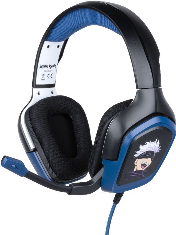 Konix KX JUJUTSU GAMING HEADSET Bedraad Hoofdband Gamen Zwart, Blauw