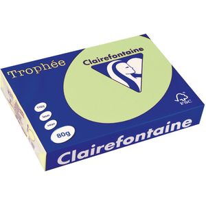 Clairefontaine - Trophée Gekleurd Papier - A4 - 80 g/m² - Groen - 500 Vellen