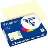 Clairefontaine Trophée gekleurd papier, A4, 80 g, 500 vel, ivoor