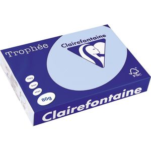 Clairefontaine - Trophée Gekleurd Papier - A4 - Middelblauw - 80 g/m² - 500 Vellen