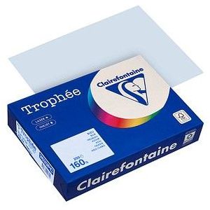 Clairefontaine - Trophée Gekleurd Papier - A4 - Lichtblauw - 160 g/m²