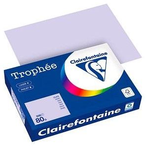 Clairefontaine - Trophée - Gekleurd Papier - Lila - A4 - 80 g/m² - 500 Vellen