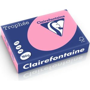 Clairefontaine gekleurd papier felroze 160 grams A4 (250 vel)