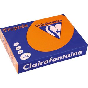 Clairefontaine - Trophée - Gekleurd Papier - Oranje - 80 g/m² - 500 Vellen