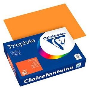 Clairefontaine papier | feloranje | A4 | 80 gr. | 500 vel