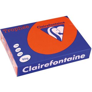 Clairefontaine - Kardinaalrood - Gekleurd Papier - A4 - 80 g/m² - 500 Vellen