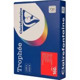 Clairefontaine - Trophée - Gekleurd Papier - A4 - Rood - 160 g/m²