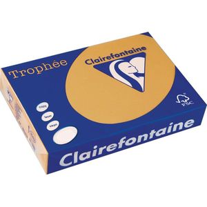 Clairefontaine - A4 - Gekleurd Papier - Mokkabruin - 160 g/m² - 250 Vellen