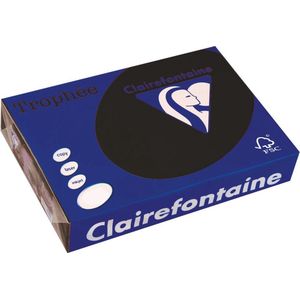 Clairefontaine - Trophée - Gekleurd Papier - Zwart - 160 g/m² - A4 - Pak 250 Vel