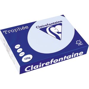 Clairefontaine - A4 - Gekleurd Papier - Azuurblauw - 120 grams - 250 Vel