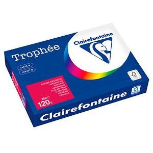 Clairefontaine - Trophée - Gekleurd Papier - Kers - 120 g/m² - 250 Vel
