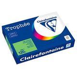 Clairefontaine Trophée Intens, gekleurd papier, A4, 120 g, 250 vel, grasgroen