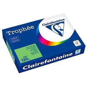 Clairefontaine - A4 - Gekleurd Papier - Grasgroen - 120 Gram - 250 Vel