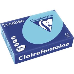 Clairefontaine - A4 - Gekleurd Papier - Helblauw - 210 Grams - 250 Vel