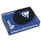 Clairefontaine Trophée Pastel, gekleurd papier, A4, 210 g, 250 vel, zwart