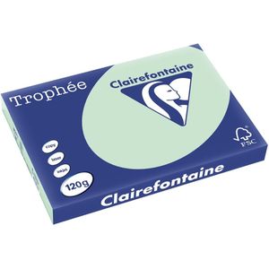 Clairefontaine Trophée Pastel, gekleurd papier, A3, 120 g, 250 vel, groen
