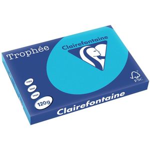 Clairefontaine - Gekleurd Papier - Koningsblauw - 120 g/m² - 250 Vellen