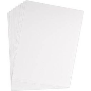 Clairefontaine - 25 vellen wit tekenpapier - 50 x 65 cm - 120 g/m² - pH-neutraal, zuurvrij, geschikt voor schetsen en tekenen - Ref 3712C