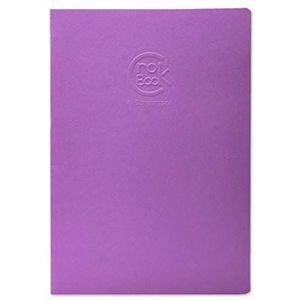 Clairefontaine Crok'Book 6032C notitieboek, 24 vellen, wit tekenpapier, A4, 21 x 29,7 cm, 90 g, portretformaat, kleur van het deksel willekeurig