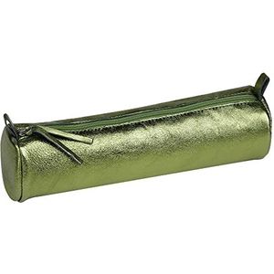 Clairefontaine 8711C ronde etui van echt lamsleer, 22 cm x 5,5 cm diameter