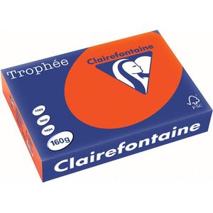 Clairefontaine Gekleurd papier Kardinaalrood A4 160 grams (250 vel)