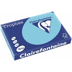 Clairefontaine Papier A3 160g helblauw/pk250v