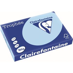 4 x Clairefontaine Kopierpapier Trophee A3 160g/qm VE=250 Blatt eisbla