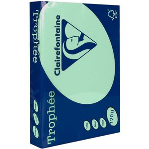Clairfontaine Farbiges Kopierpapier 'Trophee' 120 g/m², DIN A4, hellgrün
