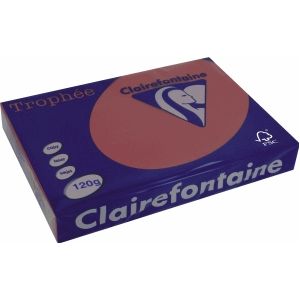Clairefontaine - Gekleurd Papier - Kersenrood - A4 - 120 grams - 250 Vel