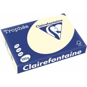 Clairefontaine gekleurd papier ivoor 120 grams A4 (250 vel)