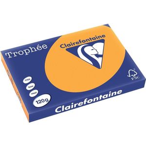 Kopierpapier Trophee A3 120g qm VE=250 Blatt mandarine